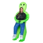 Costume extraterrestre gonflable pour adultes et enfants, cosplay familial mignon – Image 2