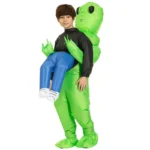 Costume extraterrestre gonflable pour adultes et enfants, cosplay familial mignon – Image 4