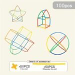 Blocs de Construction Intelligent en Technique de Paille Douce Amusante pour la Maison, l'École et les Jouets Éducatifs pour Jeunes – Image 6