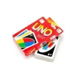 Pack de 3 jouets, Jenga 54 pcs + Backgamon Chess  Set 4 en 1+ Jeu de carte Uno – Image 5