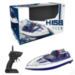 Bateau de Patrouille Télécommandé 2.4Ghz - Modèle HI58 - Double Moteur
