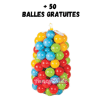 Parc Bébé PLAYPEN Complet 180x150cm, Tapis de Jeu, + 50 Balles – Image 2