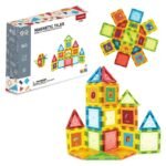 Blocs magnétiques jouets Mentessori de construction pour enfants