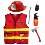 Déguisement Pompier Enfant avec Accessoires – Taille Standard – Image 2