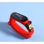 Montre tactile disney pour enfants LED numérique électronique Rouge – Image 2