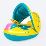 Bouée Bébé Pare-Soleil Volant Interactif : Sécurité et Jeu Aquatique – Image 6