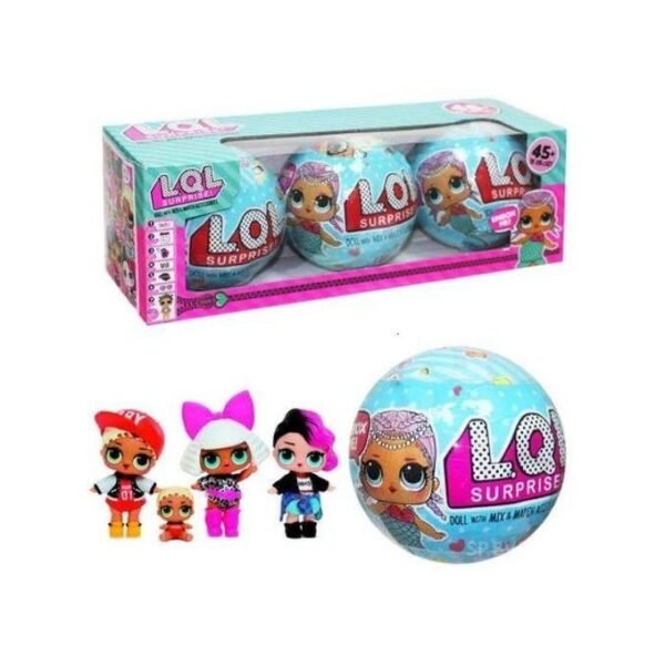 LOL Surprise Dolls Series 3  Ball 10 cm avec Poupée Big Sisters / Big Sister Surprise Doll in 10cm Ball