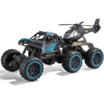 Voiture télécommandée 4x4 tout-terrain avec hélicoptère amovible