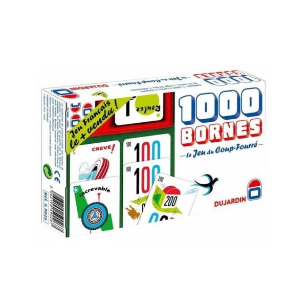 Mille Bornes Le Grand Classique - Jeu de Société - Course de 1000 kilomètres - Jeu d'Ambiance - Se Joue en Famille ou entre Amis - A Partir de 6 Ans - De 2 à 8 Joueurs