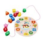 PACK 4 Jouets en bois Montessori pour enfants, tri et empilage du bois, – Image 4