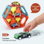 Ensemble de Blocs de Construction Magnétiques & Voitures à Tirer pour Garage de Stationnement - 66/94pcs, – Image 9