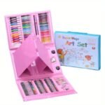 Ensemble de 208 stylos de dessin, kit de peinture artistique, crayons de couleur, crayons aquarelle, blocs de peinture aquarelle – Image 3