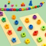 Kit de création de perles colorées, ensemble de perles en plastique non chargées pour bracelet de bricolage – Image 5