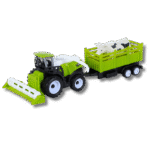 Moissonneuse-batteuse, avec remorque et vache, à inertie AUTODRIVE TM – Image 2