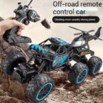 Voiture télécommandée 4x4 tout-terrain avec hélicoptère amovible – Image 2