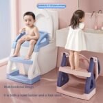 2024 Offre Spéciale enfants toilette formateur siège pot formation étape formation avec échelle en plastique – Image 2