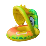 Bouée, Flotteur De Natation Gonflable Avec Pare Soleil Pour Bébés en enfants Dinosaur – Image 6