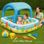 Bestway Piscine Pataugeoire Gonflable avec Ombrelle 52192 ????