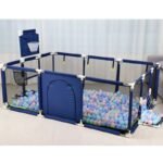 Bébé PlayPen Aire de jeux intérieure avec clôture de sécurité pour bébé + 50 Balles + Tapis d'eau gratuit – Image 7