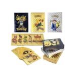 Pack de 30 Cartes Pokmon 3D 10Gold +10 Noir+10 Gris avec emballage dorée 2024 – Image 6