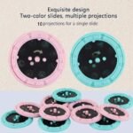 Lampe de poche de projection de dessin animé pour enfants, 3 cartes, 36 modèles – Image 4