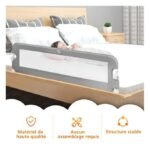 Barrière protection bébé de 150 cm pour lit bébés – Image 4