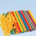 Blocs de Construction Intelligent en Technique de Paille Douce Amusante pour la Maison, l'École et les Jouets Éducatifs pour Jeunes