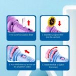 Lampe de poche de projection de dessin animé pour enfants, 3 cartes, 36 modèles – Image 5