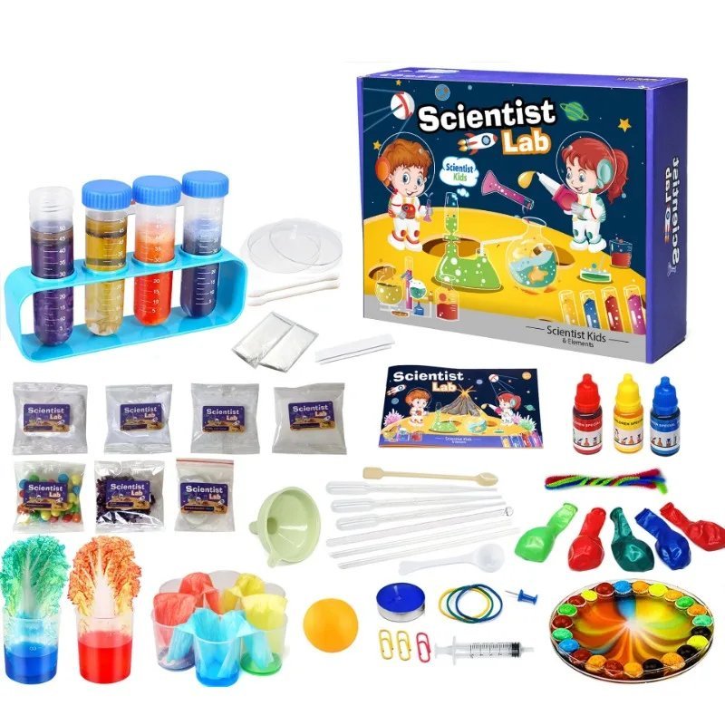 4-4-1.jpg Scientist Lab - Kit de Chimie pour Enfants - 30+ Expériences Amusantes et Éducatives – Image 1