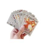 Pack de 10 Cartes POKEM0N Gold GRIS: collection Vmax et GX – Image 4