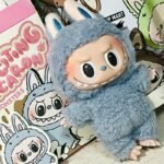 LABUBU tissu mystérieux, Porte-clés en peluche, mignonne, 17 cm, pour décoration d'intérieur – Image 6