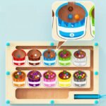 Labyrinthe de Perles en Bois Magnétique - Améliore la Coordination Œil-Main & les Compétences Mathématiques – Image 3