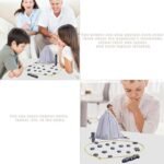 Jeu Echec Magnetique, Échiquier Portable pour Les Réunions de Famille Et Les Voyages – Image 8