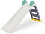 Toboggan Bébé Pliable et Compact avec fonction eau - Vert Menthe & Gris – Image 7