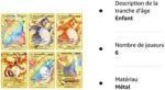 Lot de 6 cartes Charizard en métal plaqué or Vmax DX GX - Pour collectionneurs et enfants – Image 2