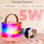 Mini Machine de karaoké avec 2 Microphones sans Fil – Image 8