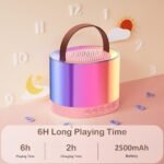 Mini Machine de karaoké avec 2 Microphones sans Fil – Image 4