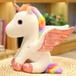 peluches kawaii ange licorne, jouet en peluche licorne de dessin animé, – Image 4