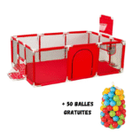 Parc de jeux intérieure PlayPen pour bébés grand dimension, espace sécurisé – Image 12