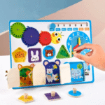 Tableau d'Activités Montessori en Bois - Jeu Sensoriel et Éducatif pour Enfants – Image 5