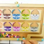 Labyrinthe de Perles en Bois Magnétique - Améliore la Coordination Œil-Main & les Compétences Mathématiques – Image 10