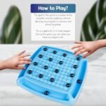 1 set De Jeu De Société Magnétique Qui Favorise L'imagination Et La Créativité, Convient Pour Rassemblement Familial 28x28x4cm – Image 5