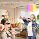 Mini Machine de karaoké avec 2 Microphones sans Fil – Image 11