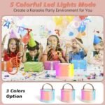 Mini Machine de karaoké avec 2 Microphones sans Fil – Image 9