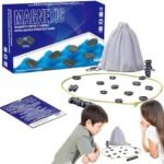 Jeu Echec Magnetique, Échiquier Portable pour Les Réunions de Famille Et Les Voyages