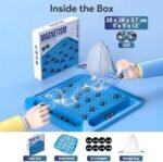 1 set De Jeu De Société Magnétique Qui Favorise L'imagination Et La Créativité, Convient Pour Rassemblement Familial 28x28x4cm – Image 2