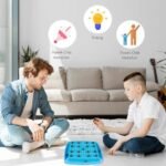 1 set De Jeu De Société Magnétique Qui Favorise L'imagination Et La Créativité, Convient Pour Rassemblement Familial 28x28x4cm – Image 3
