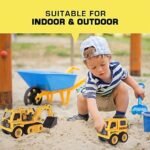 Jouets de construction de camion d'assemblage à monter soi-même 14 en 1 - Jouet d'excavatrice démontable - Jouets d'excavatrice 76 pièces avec tournevis et manuel d'instructions – Image 3