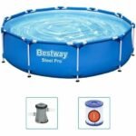 Piscine Hors-Sol Ronde Bestway Steel Pro™ avec Cadre en Acier et Pompe de Filtration - 3.05m x 0.76m ☀️💦 – Image 3