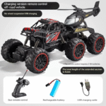 Voiture télécommandée 4x4 tout-terrain avec hélicoptère amovible – Image 6